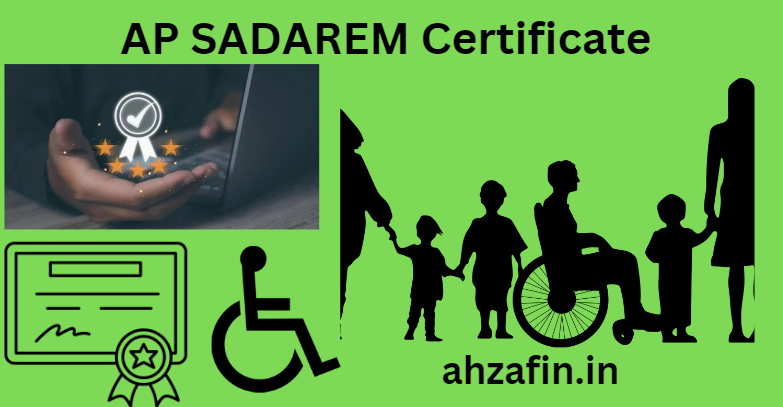 AP SADAREM Certificate 