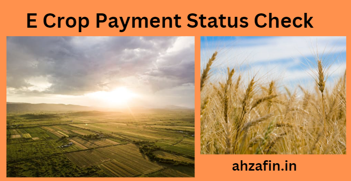 E Crop Payment Status Check