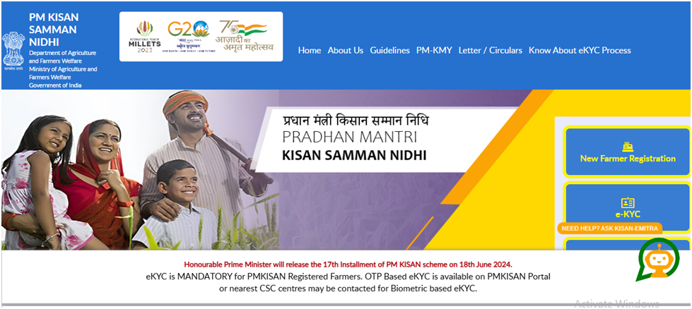 Pm kisan.gov.in Registration Status 