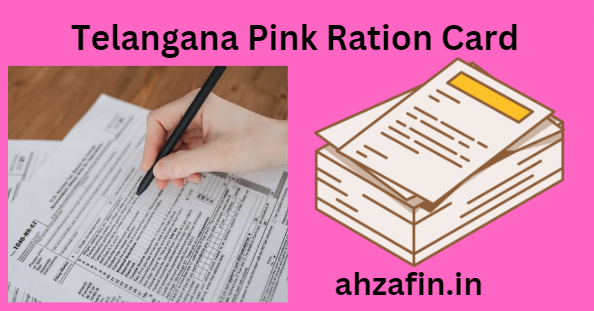 Telangana Pink Ration Card