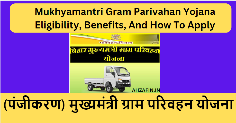 Mukhyamantri Gram Parivahan Yojana 